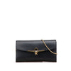 Ferragamo Leather Gancini Icona Clutch on Chain Secondhand