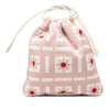 Miu Miu Printed Nylon Flower Drawstring Pouch Secondhand