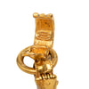 Chanel CC Gold Plated Cross Drop Clip On Earrings Secondhand