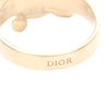 Dior Gold Plated Turtle Flower Ring Secondhand