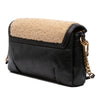 Saint Laurent Shearling Trimmed Leather Sac Dandy Crossbody Secondhand