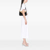 Saint Laurent Shearling Trimmed Leather Sac Dandy Crossbody Secondhand