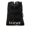LOEWE Paula Ibiza Raffia Drawstring Pocket Crossbody Secondhand