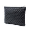 Chanel Large Quilted Caviar Boy O Case Clutch Secondhand