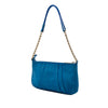 Fendi Pleated Nubuck FF Chain Pochette Secondhand