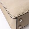 Fendi Peek-a-boo X-light  ICU Co., Ltd. Leather Handbag in Beige 7VA528 Secondhand