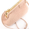 FENDI First Boa x Leather Crossbody bag in Pink 8BP129 Secondhand