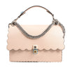 FENDI Kan I Leather 2Way Handbag in Pink 8BT283 Secondhand