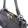 Fendi Peekaboo Mini Leather 2Way Handbag in Black 8BN227 Secondhand