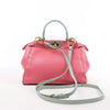 Fendi Peekaboo Mini Leather 2Way Handbag in Pink Secondhand