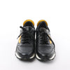 Fendi Monster Bug's Eye Studs Leather Sneakers in Black x Yellow, Size 41 EU Secondhand