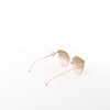 Fendi Oversized Cat-eye Sunglasses in Gold Metal FF0323/S Secondhand