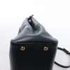 Fendi Peekaboo Regular Leather 2Way Handbag in Navy Blue 8BN226 Secondhand
