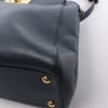 Fendi Peekaboo Regular Leather 2Way Handbag in Navy Blue 8BN226 Secondhand