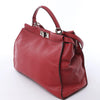 Fendi Peekaboo Large Selleria Leather 2Way Handbag in Red 8BN210 Secondhand