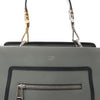 Fendi Runaway Leather Handbag in Green 8BH344 Secondhand