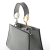 Fendi Runaway Leather Handbag in Green 8BH344 Secondhand