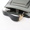 Fendi Runaway Leather Handbag in Green 8BH344 Secondhand