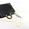 Fendi Sunshine Large Leather Handbag in Black 8BH372 Secondhand