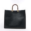Fendi Sunshine Large Leather Handbag in Black 8BH372 Secondhand