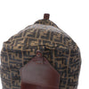 FENDI Zucca Canvas x Leather Travel Bag in Brown Secondhand