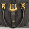 Fendi handbag in Pacan canvas and black leather