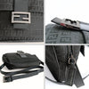 Fendi Camera shoulder bag in black Zucchino canvas