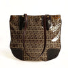 Fendi Zucchino shoulder tote bag in coated canvas