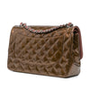 Chanel Jumbo Classic Metallic Patent Double Flap Secondhand
