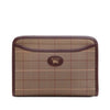 Burberry Vintage Check Canvas Clutch Secondhand