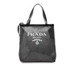 Prada Small Sequined Mesh Logo Open Tote Secondhand