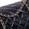Chanel CC Crackled Glazed Calfskin Accordion Flap Secondhand