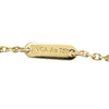 Secondhand Van Cleef and Arpels 18K Yellow Gold and Onyx Vintage Alhambra Pendant Necklace