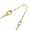 Secondhand Van Cleef and Arpels 18K Yellow Gold and Onyx Vintage Alhambra Pendant Necklace