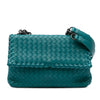 Secondhand Bottega Veneta Small Nappa Intrecciato Olimpia Shoulder Bag