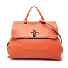 Gucci Large Calfskin Bamboo Daily Satchel Secondhand