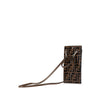 Fendi Zucca Embossed Leather Phone Holder Satchel Secondhand