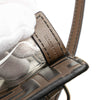 Fendi Zucca Embossed Leather Phone Holder Satchel Secondhand