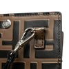 Fendi Zucca Embossed Leather Phone Holder Satchel Secondhand