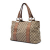 Gucci Medium GG Canvas Bamboo Libeccio Tote Secondhand