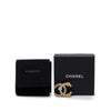Chanel CC Gold Plated Strass Faux Pearl and Enamel Brooch Secondhand