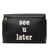 LOEWE Calfskin Anagram See U Later T Pouch Secondhand