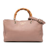 Gucci Medium Calfskin Bamboo Shopper Satchel Secondhand