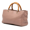 Gucci Medium Calfskin Bamboo Shopper Satchel Secondhand