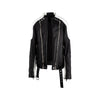 Secondhand Two-Tone Biker Jacket - '10s