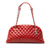 Secondhand Chanel Large Glazed Calfskin Mademoiselle Bowling Bag