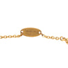 Louis Vuitton Gold Plated Strass LV Iconic Pendant Necklace Secondhand