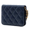 Chanel Quilted Caviar Twist Your Buttons Coin Purse With Chain Secondhand