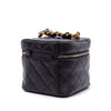 Chanel Small CC Quilted Calfskin Vanity Case with Chain Secondhand