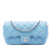 Secondhand Chanel CC Quilted Caviar Glasses Case on Chain